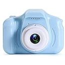Rambot Toys Kids Mini Camera, Christmas Birthday Gifts Toddler Camera for Boys Girls Age 3-9, 1080P HD Kids Digital Video Camera with 2 Lens/2 Inch/5.08 cm Screen/SD Card Included (Magic Blue)