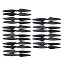 sea jump 20PCS Propeller for Hubsan H501S H501C H501M MJX Bugs 3 PRO B3 PRO HS700 HS700D Brushless Aircraft Blade Spare Parts Drone Propeller Black