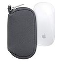 kwmobile Housse de Protection Compatible avec Souris Apple Magic Mouse 1/2 - Sacoche pour Souris sans Fil en néoprène Gris