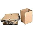 Box Brother 3 ply Brown Corrugated Packing Boxes Size 3.5x3.5x3.5 inches Length 3.5 inch Width 3.5 inch Height 3.5 inch Shipping and Courier Box Pack of 50