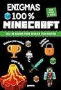 Enigmas 100% Minecraft: Retos, misterios y juegos de lógica para niños y niñas. Solo un aldeano puede resolver esta aventura (Montena)