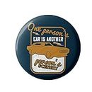 Lastwave Camaro Badge Collection, One person’s car is another person’s scenery, Graphic Printed Pin Back Badge for shirt (58mm, Pack of 20)