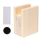 Etfbuy 1pcs Wood Color Groove Cube Storage Furniture Risers for Sofa Bed Desk 3.9 x 3.9 x 1.5inch