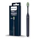 Philips One Electric Toothbrush by Sonicare I No 1 Dentist Recommended Sonic Toothbrush I 90 Days Battery Life I 13000 Micro Vibrating Bristles for Gentle Cleaning & Brighter Smile I Sleek & Lightweight - HY1100/54 – Blue
