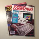 Lote de 2 revistas de computación populares vintage