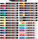 Uni posca Paint Marker Pen Fine Point Set of 31 (PC-3M)  FAST EXPRESS SHIPPING 