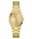GUESS Stainless Steel Analog Champagne Dial Women's Watch-Gw0615L2, Band Color-Gold