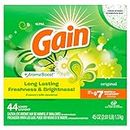 GAIN Powder Laundry Detergent for Regular & he Washers, Original Scent, 45 Oz (Packaging May Vary)