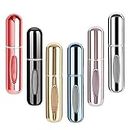 6 PCS Mini Perfume Atomizer Bottles,5ml Spray Container,Portable Size Refillable Pump for Traveling and Outgoing