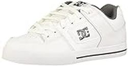 DC Shoes Men's Pure-Shoes Skateboarding, White White Battleship White Hbw, 15 UK