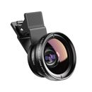 APEXEL 2 in 1 Wide Angle & Macro Phone Camera Lens Kit Clip For iPhone Samsung