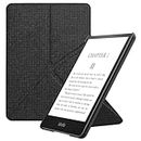 MOCA Origami Cover for Kindle Paperwhite 11Th Gen 2021 6.8 Inch - E-Reader Cover with Stand Cover with Auto Wake/Sleep Cover, (Black)