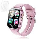 Luyiilo Smart Watch for Kids, with 26 Puzzle Games, Touch Screen, HD Camera, Alarm Clock, Toys for Ages 4-12 Years Old.Birthday Gift for Boys Girls (Pink)