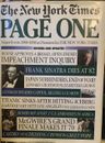 Page One : The New York Times Major Events 1900-1998 Nonfiction Books