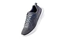 Neeman's Everyday Basic Sneakers for Men | Shoes for Men | Comfortable & Lightweight | Casual Sneakers | (Pebble Grey, UK9)