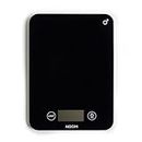 Noom Digital Kitchen Scale: Accurate Precision, LCD Display for Clarity, Stylish Black, Blue, or Off-White. Battery Included for Seamless Operation. (Black)