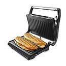 Taurus Mini-Toaster | Taurus Grill & Toast | 700W | antihaftbeschichtete Platte | 23 x 14,5X 11 cm | Schwarz