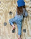40  LARGE KIDS ROCK CLIMBING WALL HOLDS. BOLT ONS WITH hardware. MADE IN THE U.S