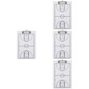 4 Pack Basketball Board Clipboards Accessories Pro Soccer Equipment