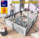 Baby Playpen Fence Safety Gate Pen Activity Centre Playground Enclosure Barrier