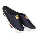 KRAFTER Men's Open Slip On Shoes for Casual Outfit |Daily|Fashion|Lightweight and Comfort Clogs & Mules Black-UK-9