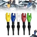 Retractable Auto Fuel Funnel, Auto Retractable Fuel Funnel, All Purpose Automotive Funnels, Retractable Fuel Funnel for Cars and Motorcycles, Small Funnels for Automotive Use, 5 Colors