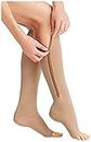 ANUGRAH Medical Compression Stockings for Varicose Veins | Compression Socks for Women & Men | Varicose Vein Stockings | Compression Stockings for Varicose Veins | Open Toe Compression Socks - (S/M size)