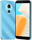 DOOGEE X97 Mobile Phones SIM Free Unlocked, Android 12 Phone, 4G Dual SIM Cheap Smartphone, 16GB, 256GB Extension, 3-Card Slots, 4200mAh, 6.0 inch Screen, 8MP+5MP, OTG/GPS, Face ID, UK Version - Blue