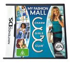 My Fashion Mall Charm Girls Club Nintendo DS 2DS 3DS Game *Complete*