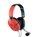 Turtle Beach Recon 50 Gaming Headset for Nintendo Switch, Xbox Series X|S, Xbox One, PS5, PS4, PlayStation, Mobile, & PC with 3.5mm – Removable Mic, 40mm Speakers – Red/Blue