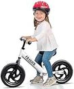 Entiq The Balance Learning Bicycle | Bike for Kids, Ages 1.5 to 5 Years (White)