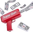 Toyporium® Money Gun, Cash Money Gun, Making a Cash Rain Money Toy Gun,Suitable for Weddings Birthdays Marketing Party Money Gun Includes 100 Fake Dollars