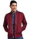 Amazon Brand - INKAST Cotton Blend Men's Lightweight Jacket (Ranger 1F_Wine_L)