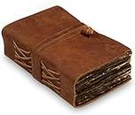 The Vintage Journal Leather Diary Writing Notebook Unique Handmade Embossed Travel Diary (Journal Leather Diary)