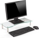 Tap Klarglas Monitorständer/Laptop & Computer TV Bildschirmsteigung/Höhenverstellung
