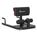 Soozier 3-in-1 Padded Push Up Sit Up Deep Sissy Squat Machine Home Gym Fitness Equipment, Black