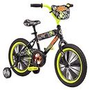 Pacific Race Car Character Kids Bike, 16-Inch Wheels, Ages 3-5 Years, Coaster Brakes, Adjustable Seat, Black, one Size