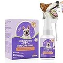 KUIRUNRX Pet Cleaning Teeth Spray, Spray Buccal pour Animaux de Compagnie, Spray Nettoyant pour Les Dents, enlève et Combat la Mauvaise haleine causée par Le tartre, 50 ML
