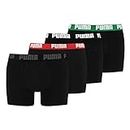 PUMA Herren Boxershorts Shorts Unterhosen Everyday Boxer 4er Pack, Wäschegröße:L, Artikel:-005 Black Combo