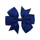 2pcs/lot Solid Colors Hair Bows With Clip For Kids Girls Grosgrain Ribbon Hairgrips Boutique Hairpins Headwear Hair Accessories