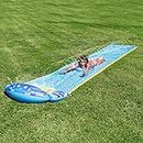 JOYIN 19.2ft x 35.5in/585.2*90.1cm Slip and Slide Water Slide with 1 Bodyboard, Summer Toy with Build in Sprinkler for Backyard and Outdoor Water Toys Play