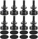 ANMOO 8PCS Adjustable Levelling Feet Furniture Legs Leveller Heavy Duty Levelling Feet With 8 Anti-Slip Felt Pads For Table Sofa Desk Support 1320LBS