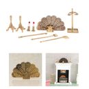 1/12 Puppenhaus Kamin Dekoration Miniaturmodell fürs Leben