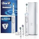Oral-B GENIUS X Electric Toothbrush with 3 Replacement Brush Heads and Case, White (Packaging May Vary)