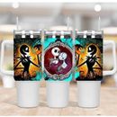 Disney Kitchen | Custom Made Nightmare Before Christmas Tumbler Brand New 40 Oz Double Wa | Color: White | Size: Os