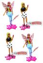 4 figuras de PVC muñeca Barbie 10 cm Mattel Comansi juguete LFA10