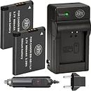 BM Premium 2 Pack of NB-11L, NB-11LH Batteries and Charger Kit for Canon PowerShot Elph 110, Elph 130, Elph 135 IS, Elph 140 IS, Elph 150 IS, Elph 160, Elph 170 IS, Elph 180, Elph 190 IS, Elph 320 HS, Elph 340 HS, Elph 350 HS, Elph 360 HS, A2300 IS, A2400 IS, A2600 IS, A3400 IS, A4000 IS, SX400 IS, SX410 IS, SX420 IS Digital Camera