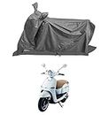ROMEIZ - Two Wheeler - Scooty - Bike Cover for Avera Retrosa BS6 Cover with Water-Resistant and Dust Proof Premium 190T Fabric_Entire Grey