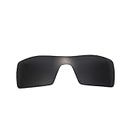 NicelyFit Polarized Replacement Lenses for Oakley Oil Rig Sunglasses Glass Frame (Black)