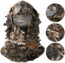 3D Ghillie Face Mask Leafy Ghillie Camo Full Cover Headwear Hunting Accessories